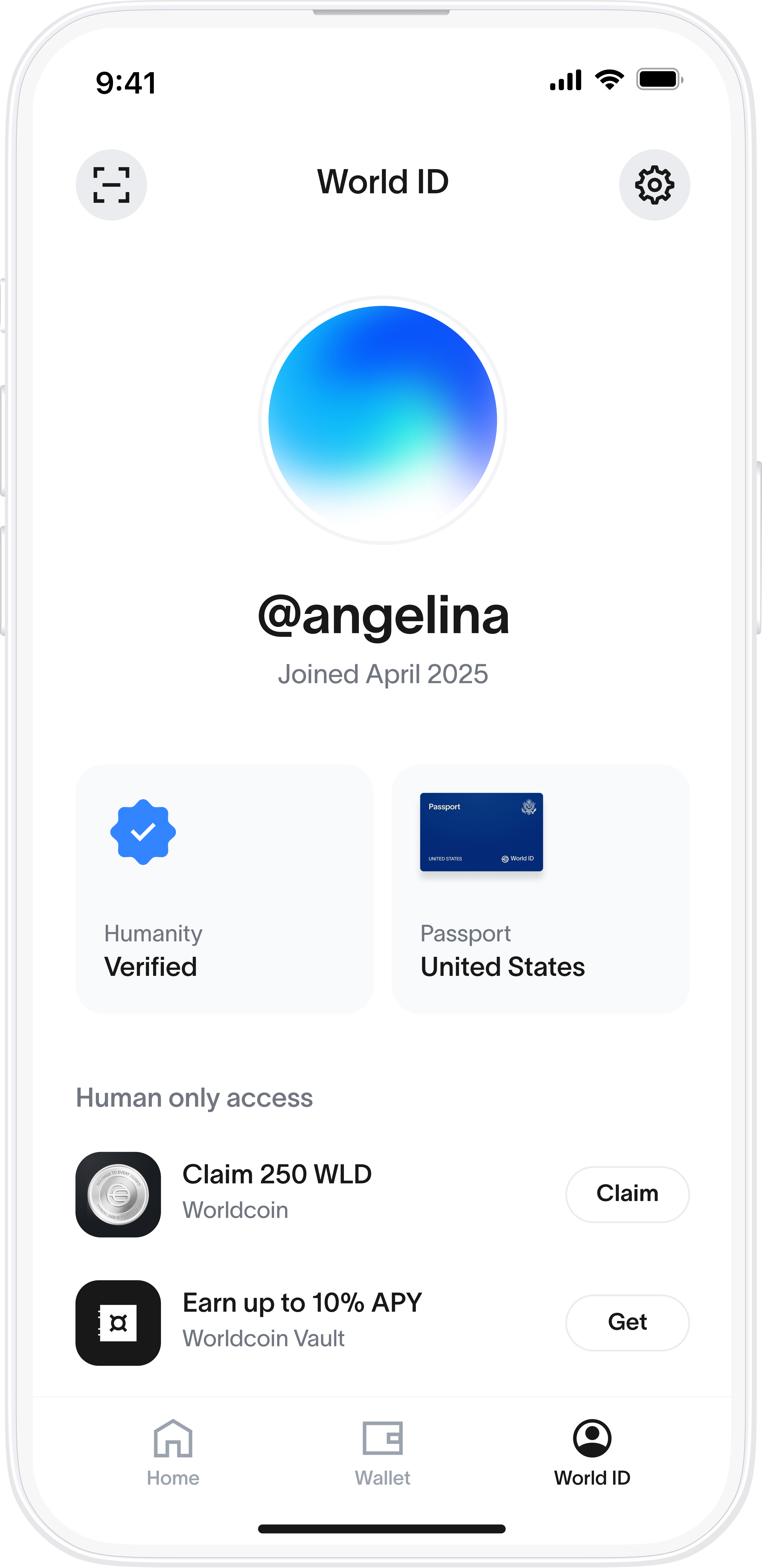 World ID Interface